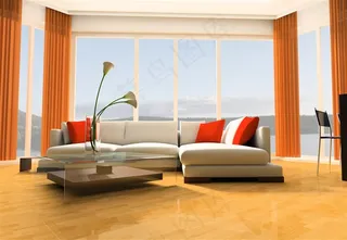 简洁家居风格摄影高清图片