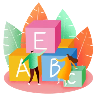 教育培训英语培训_元素元素 插画