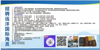 招聘蓝色底板清新背景