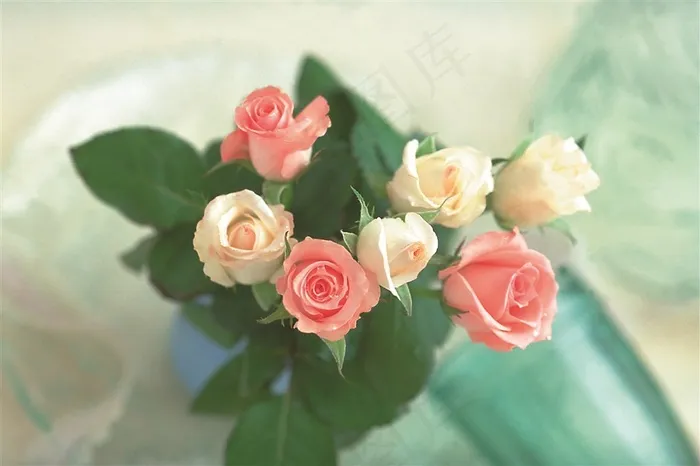 玫瑰插花图片