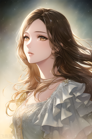 金色唯美风迷人女神的壁纸