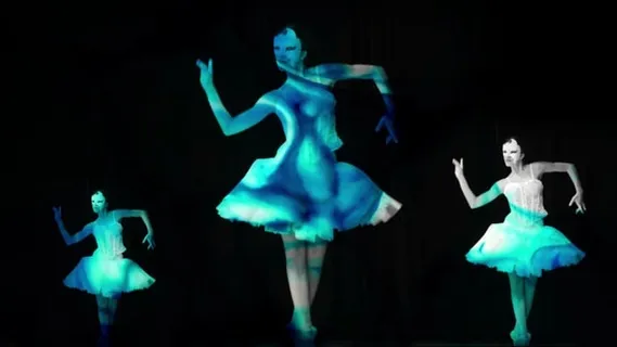 芭蕾舞女演员, 抽象, 舞蹈, 移动, 丰富多彩的, 表现