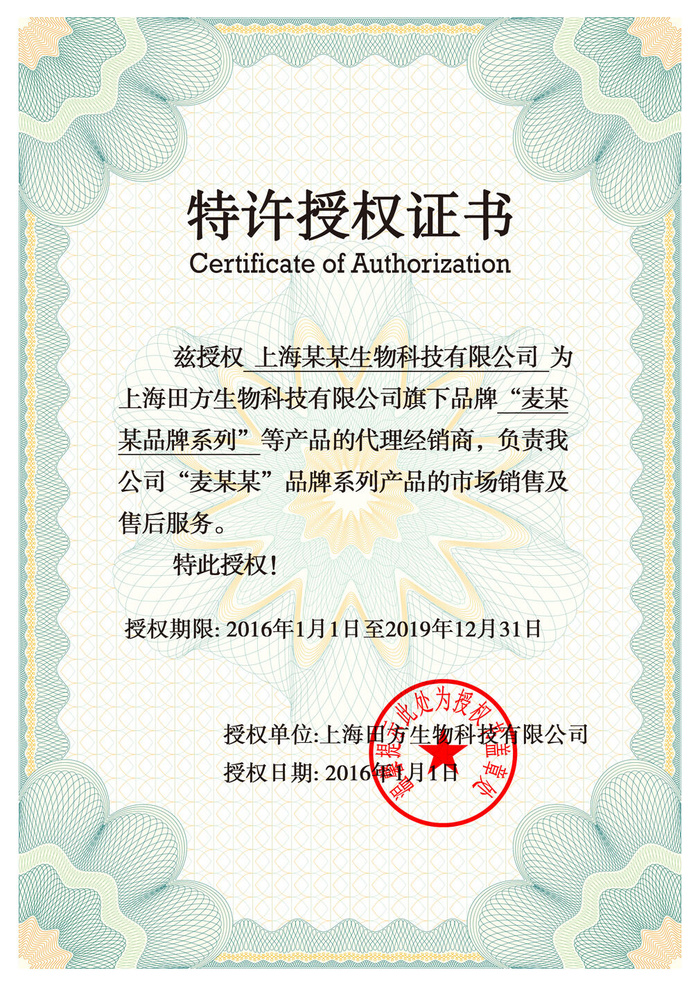 公司企业网络电子模板代理授权资质证书PSD制作设计源文件psd模版下载