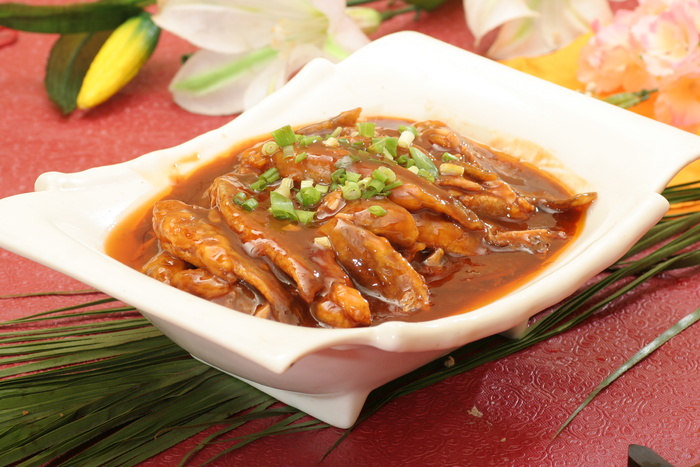 小黄鱼焖饼子