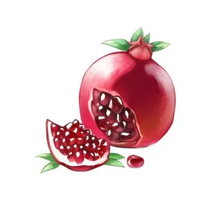 石榴水果免抠