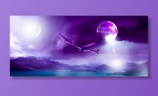 元宇宙世界天空背景墙风景