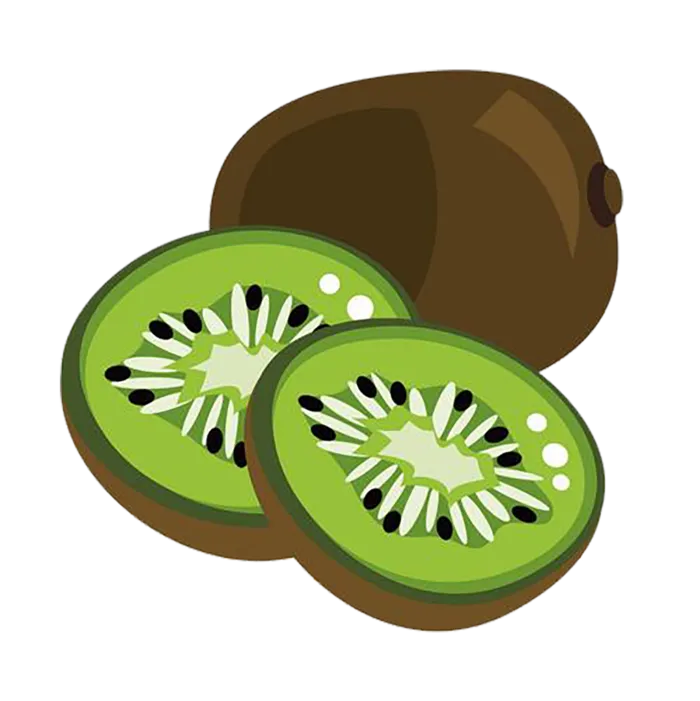奇异果绿色卡通