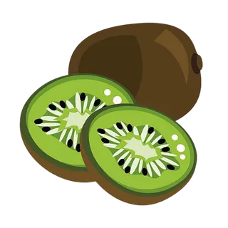 奇异果绿色卡通