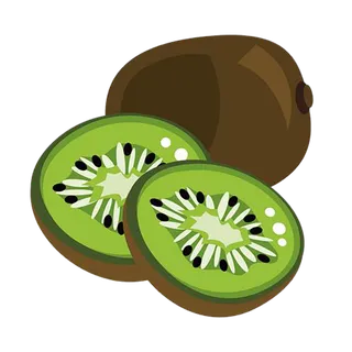 奇异果绿色卡通