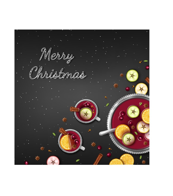 圣诞节圣诞树圣诞老人闪亮装饰电商促销折扣海报