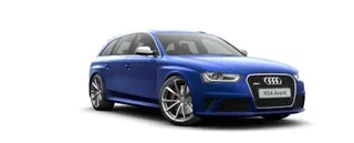 蓝色奥迪PNG汽车图片免抠