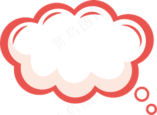 卡通边框 卡通彩色框  手绘对话框 可爱边框 免抠