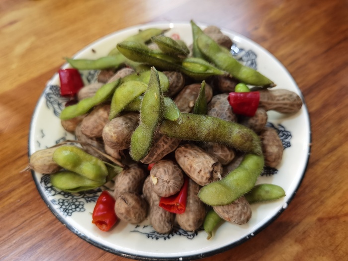 毛豆与花生