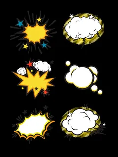 波普风爆炸会话框