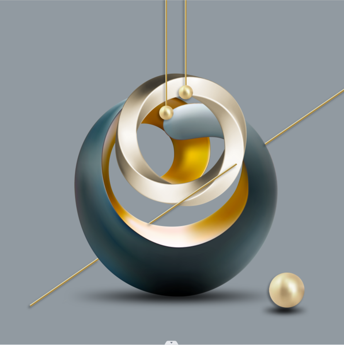 抽象方形装饰画