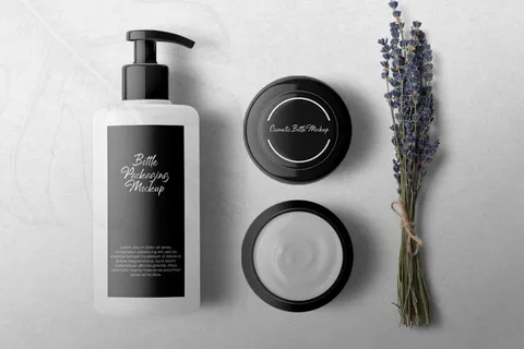 设计化妆品样机psd素材