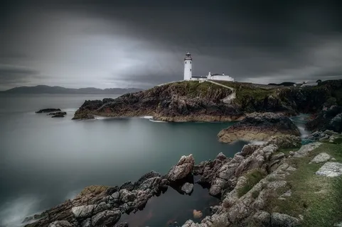 海边的灯塔风景高清图片 海边的灯塔风景高清图片