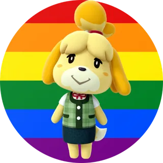 动森小狗形象卡通简笔