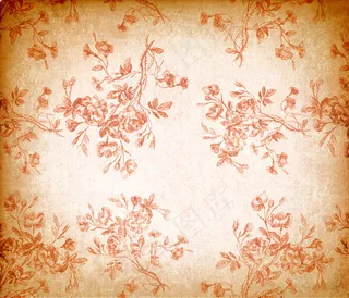 复古花藤背景图片