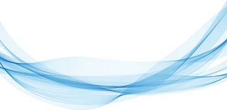 蓝色波纹渐变线条科技电商免抠png