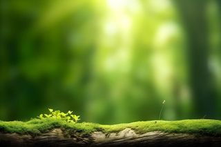 树苗小草阳光摄影