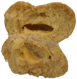 黄色南瓜欧包蓬松松软面包即食免抠实物实拍摄影元素素材