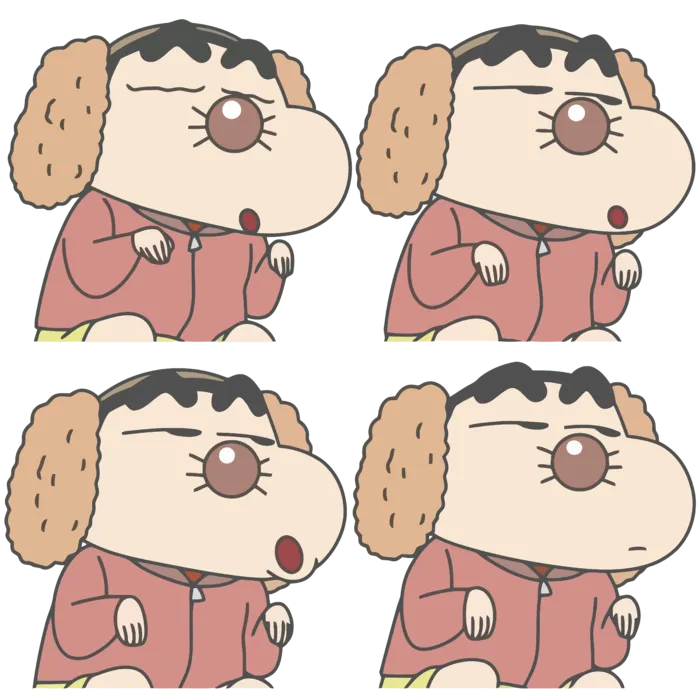 蜡笔小新可爱动画人物免扣素材