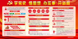 学党史展板