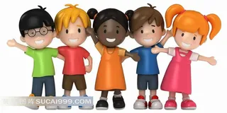 卡通小孩高清图片