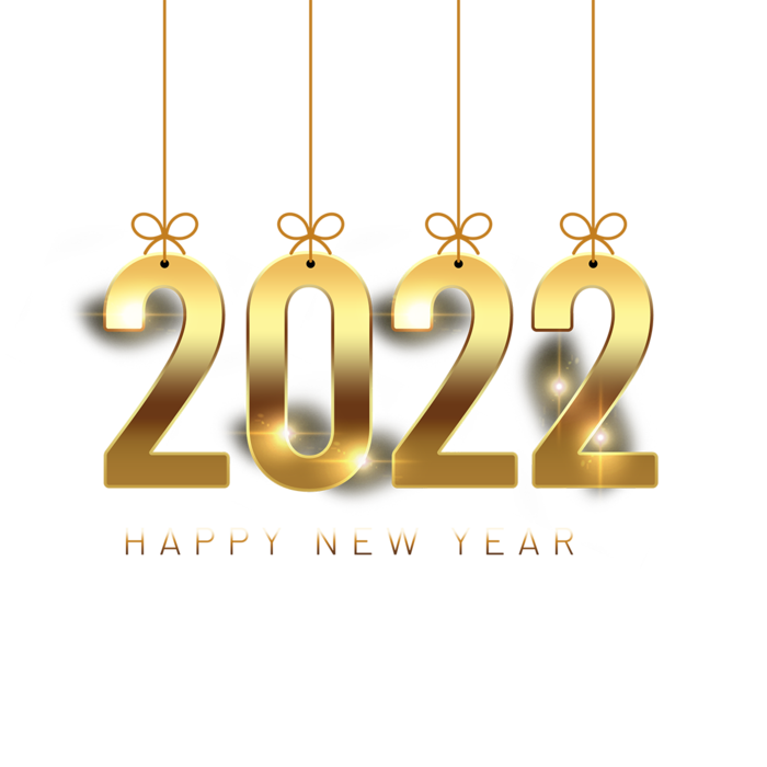 2022新年艺术创意字体虎年3D立体标题数字文字png免抠字素材