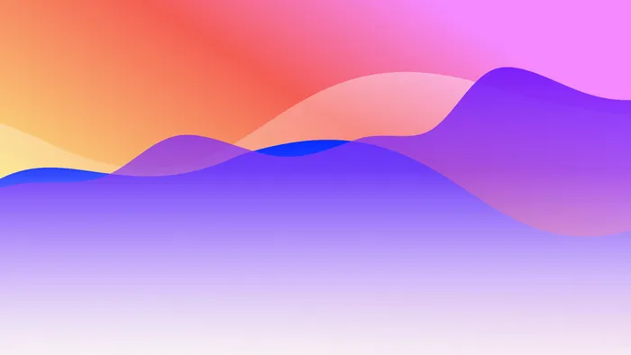 极简剪纸波浪弥散光渐变背景图设计素材