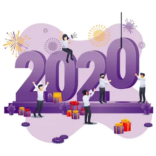 扁平化人物场景办公互联网等距ai矢量设计网页海报UI素材插画