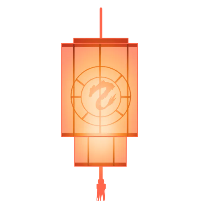卡通手绘灯笼中秋节元宵节花灯新年海报元素PNG免扣PS素材