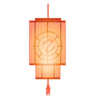 卡通手绘灯笼中秋节元宵节花灯新年海报元素PNG免扣PS素材