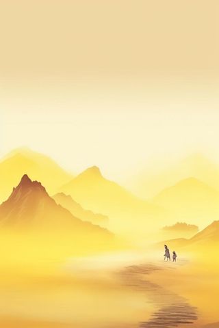 意境复古风节气背景