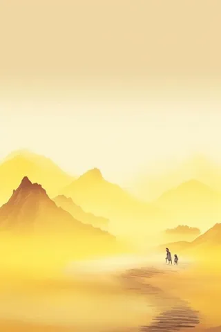 意境复古风节气背景