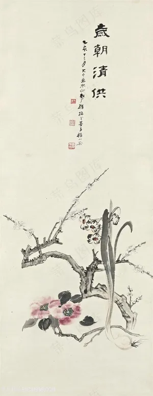 张大千梅花国画图片 张大千梅花国画图片