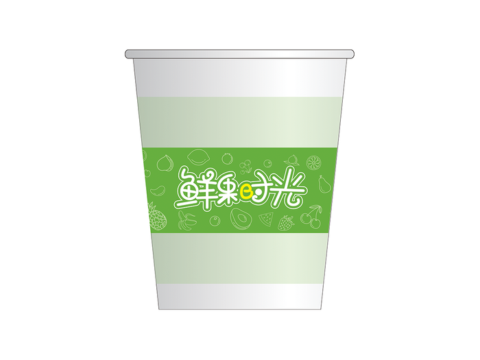 3.果蔬纸杯cdr矢量模版下载