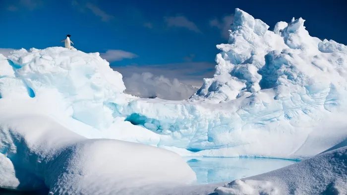 高清雪山雪景