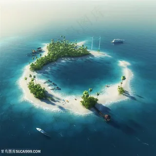 美丽的海岛景色高清风景图片 美丽的海岛景色高清风景图片