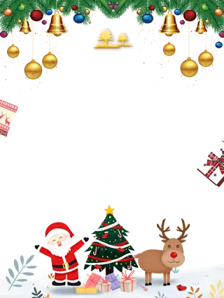 圣诞节背景装饰素材
