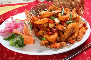 44酥椒爆明虾-彬彬香土居