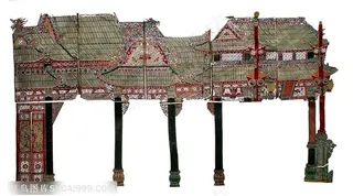 高桥皮影戏中国风图片