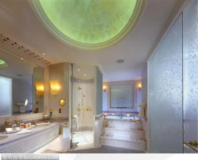 六星级超豪华帝国酒店洗手间