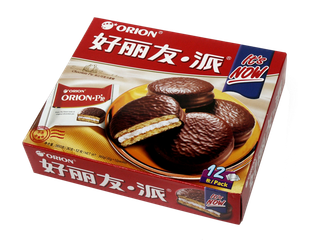 免抠png素材 好丽友巧克力派 超市促销宣传 超市商品实拍 零食