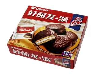 免抠png素材 好丽友巧克力派 超市促销宣传 超市商品实拍 零食