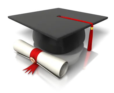 博士帽黑色卷轴卡通少儿兴趣班