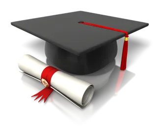 博士帽黑色卷轴卡通少儿兴趣班