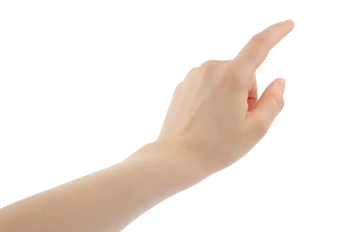手点击手势免抠png