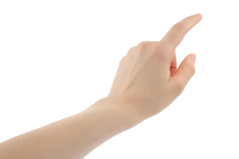 手点击手势免抠png